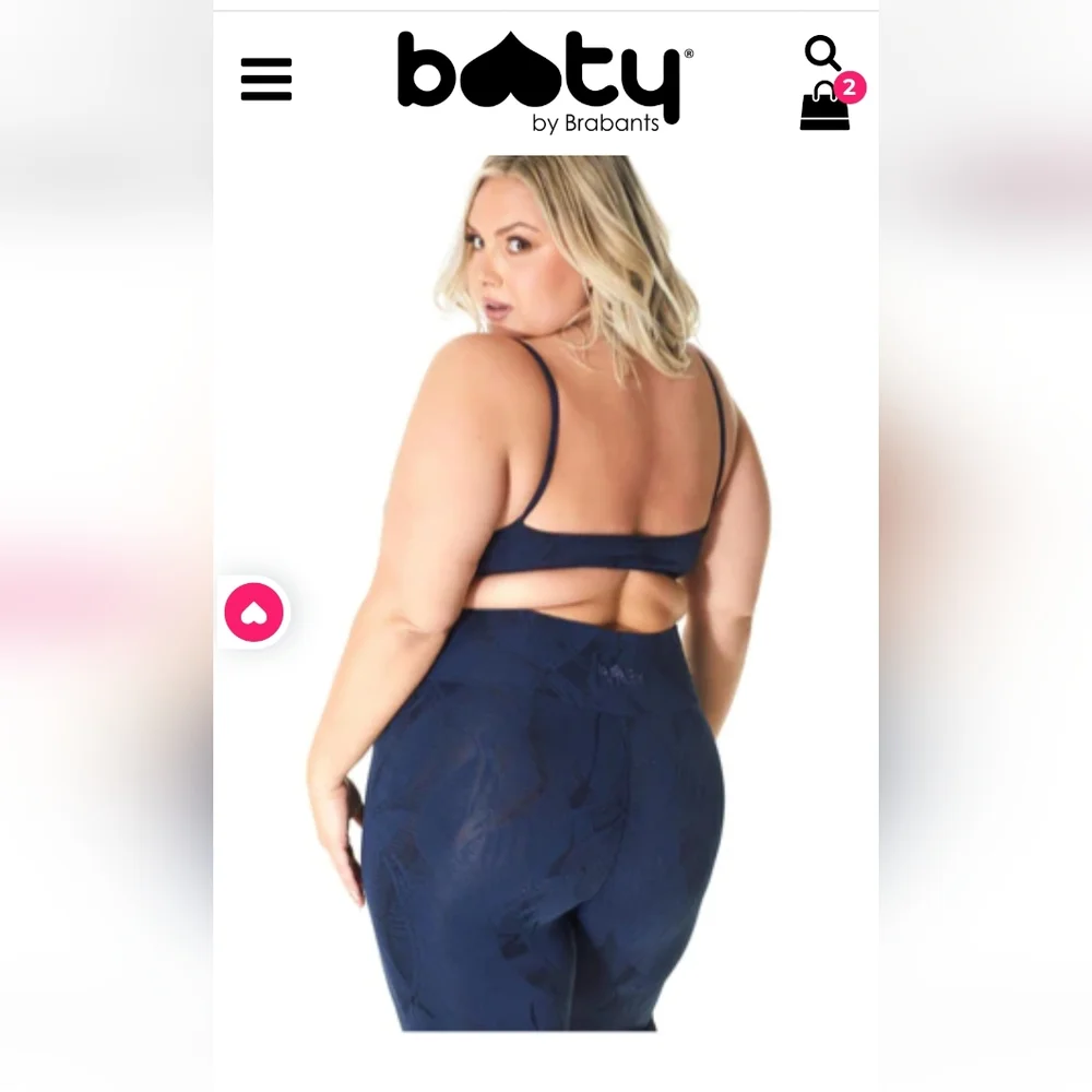 Booty by brabants BLACK CURVY everywhere Bralette - Picture 4 of 7